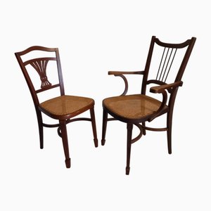 Sedie di Michael Thonet per Gebrüder Thonet Vienna Gmbh, 1900