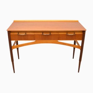 Vintage French Satin Wood Console Table, 1950s