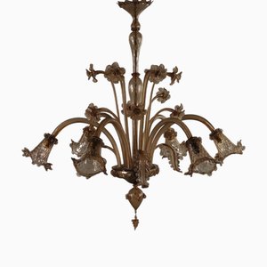 Vintage Chandelier in Murano Glass, 1950s