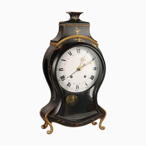 Neuchateloise Pendulum Clock in Ebonized Wood