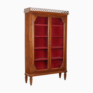 Vitrine Vintage en Noyer