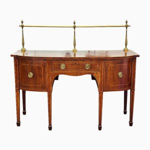 Georgian Sheraton Revival Inlaid Mahogany Sideboard