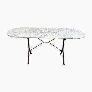 Bistro Table in Iron and Marble