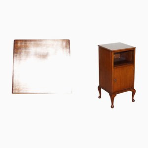 Art Deco Hardwood Nightstand, 1920s