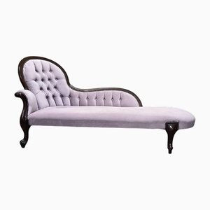 Chaise longue in stile vittoriano