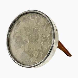 Dutch Silver Oval Photo Frame from Zaanlandse Zilversmederij, 1973