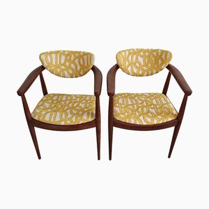 Sedia da pranzo MCM con braccioli di Bernardo Bernardi, Jugoslavia, anni '60, set di 2