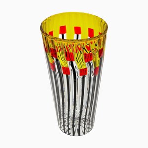 Vase aus Muranoglas von Silvio Piattelli