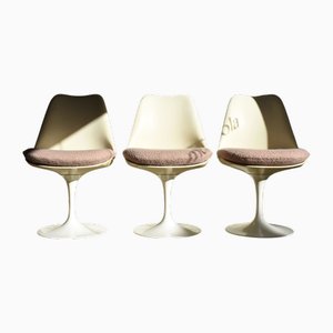 Sillas Tulip de Eero Saarinen para Knoll International, años 50. Juego de 4