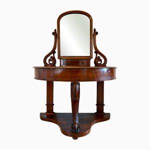 Antique Victorian Mahogany Dressing Table, 1860s