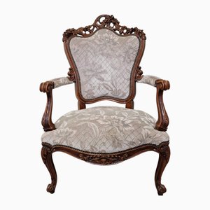 Louis XV Armchair in Wooden Structure