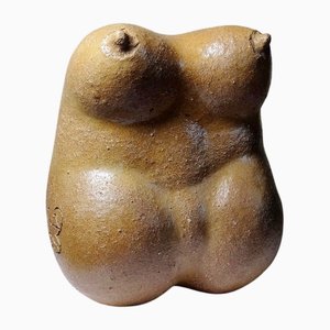 Große Skulpturale Venusbüste einer Frau, 1990, Sandstein