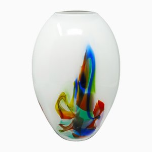 Vintage Italian Vase in Murano Glass, 1970s