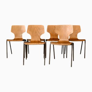 Skandinavische Vintage Hammer Stühle, 1970er, 6er Set