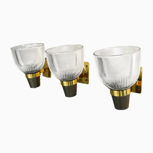 Italian Wall Lamps LP5 attributed to Luigi Caccia Dominioni for Azucena, 1960s, Set of 3