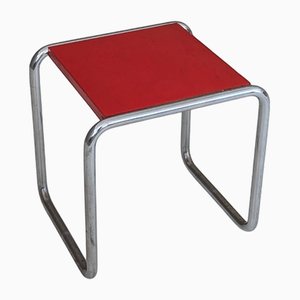 Taburete Bauhaus Early B 9 / S de Marcel Breuer para Thonet, años 30