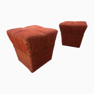 Vintage Tabouret Hocker von Jindrich Halabala für Up Zavody, 1930, 2er Set