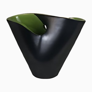 Green Infini Vase by Fernand Elchinger, 1950s