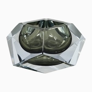 Large Grey Ashtray by Flavio Poli for Seguso, 1970s