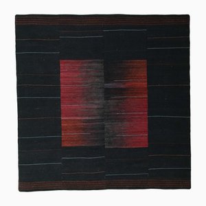 Minimalist Handwoven Mazandaran Kilim Rug