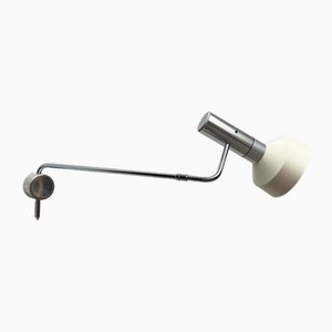 Mid-Century Minimalist Swiss Minilux Wall Lamp by Rosemarie and Rico Baltensweiler for Baltensweiler, 1960s