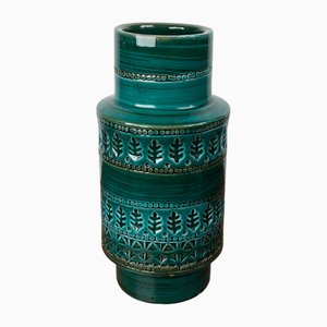 Mid-Century Modern Italian Studio Pottery Vase by Aldo Londi for Bitossi, 1960s