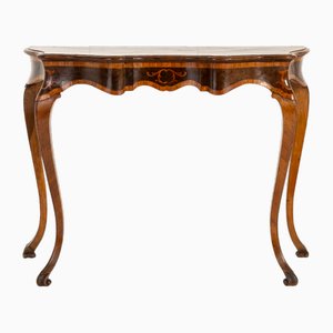 19th Century Italian Walnut Console Table