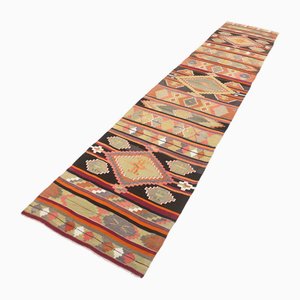 Vintage Wool Kilim Runner Rug