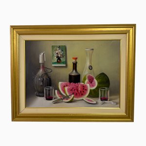 Proferio Grossi, Still Life with Watermelons, 1997, Oil on Canvas