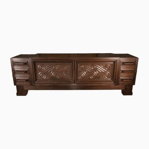 Großes Sideboard aus Eiche von André Le Picard, 1950er
