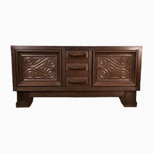 Sideboard aus Eiche von André Le Picard, 1950er