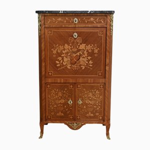 Louis XVI Style Secretaire in Rosewood Marquetry