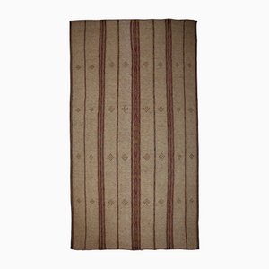 Tuareg Berber Mauritanian Mat in Natural Leather and Rush, 1988