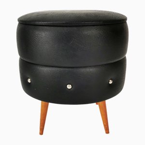 Modern Pouf with Storage, Netherlands, 1960s