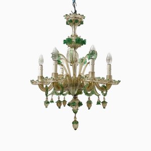 Vintage Kronleuchter aus Muranoglas, 1930er