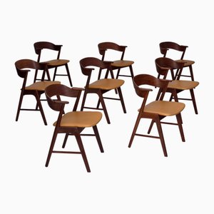 Danish Model 32 Dinning Chairs by Kai Kristensen for Korup Stolefabrik, 1960s, Set of 8