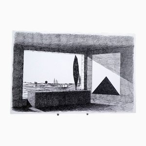 François Trocquet, Composition, 2010, Screen Print on Aluminum