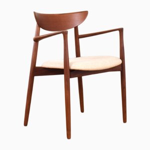Poltrona Mid-Century in teak di Harry Østergaard per Randers Møbelfabrik, anni '60