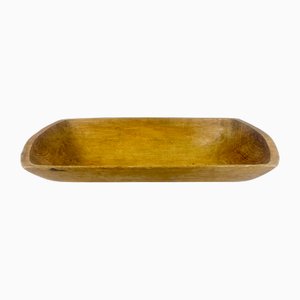 Vaso antico in legno di tiglio intagliato a mano, Germania, fine XIX secolo
