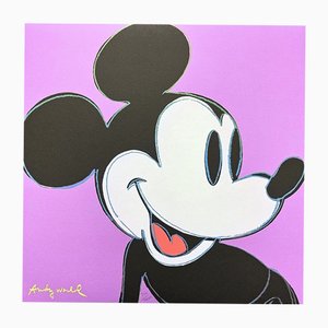 Dopo Andy Warhol, Topolino viola, anni '80, stampa