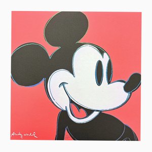 Después de Andy Warhol, Mickey Mouse Red, años 80, Impresión