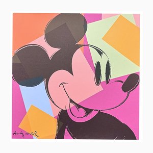 Después de Andy Warhol, Mickey Mouse coloreado, años 80, Impresión