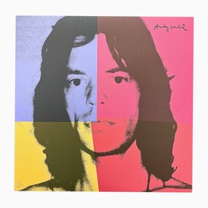 After Andy Warhol, Mick Jagger Colored, 1980s, Print