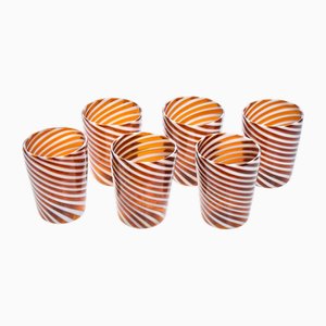 Murano Tequila Glasses by Mariana Iskra for Ribes Studio, Set of 6