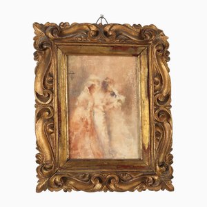 Tranquillo Cremona, dames, aquarelle, encadré
