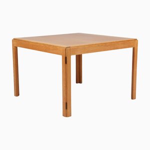 Vintage Foldable Coffee Table in Lacquered Oak by Børge Mogensen for Fredericia, 1970s