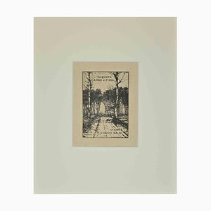 Carlo Casanova, Ex Libris Giorgio Balbi, Etching, 1945