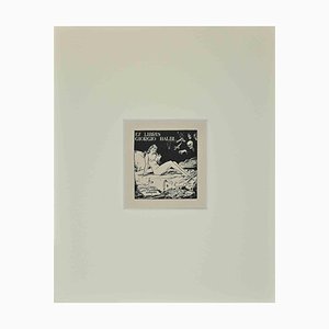 Ex Libris Giorgio Balbi, Etching, Mid-20th Century