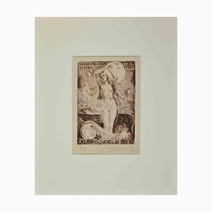 Enrico Vannuccini, Ex Libris Giorgio Balbi, Eau-forte, Milieu du 20e siècle