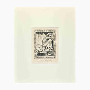 Ex Libris Giorgio Balbi, Eau-forte, Milieu du 20e Siècle